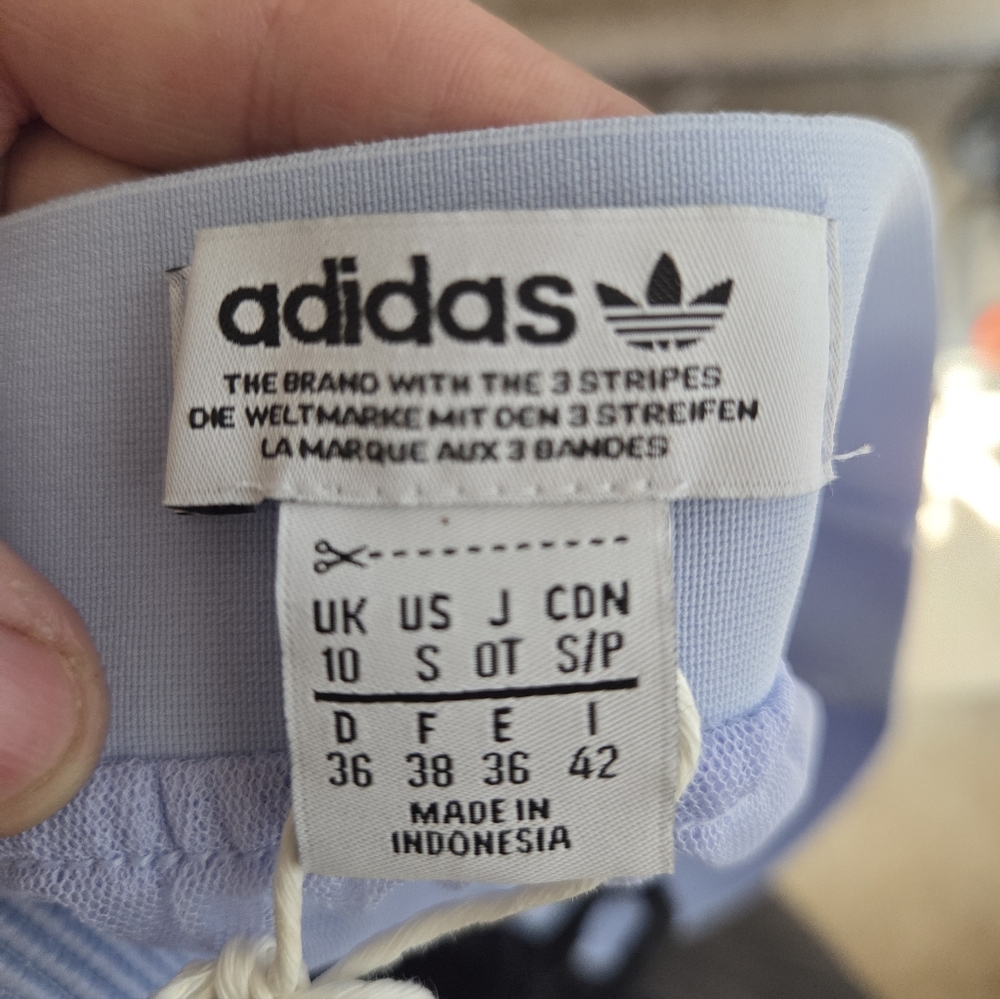 Adidas Light Blue Sheer Jacket and Skirt Set - Picture 4 of 4